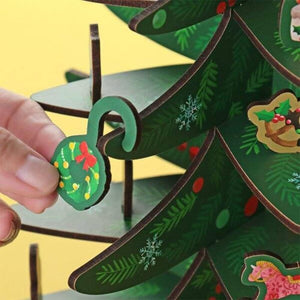 Countdown Calendar Tree Kit – 3D Christmas Tree Advent Calendar