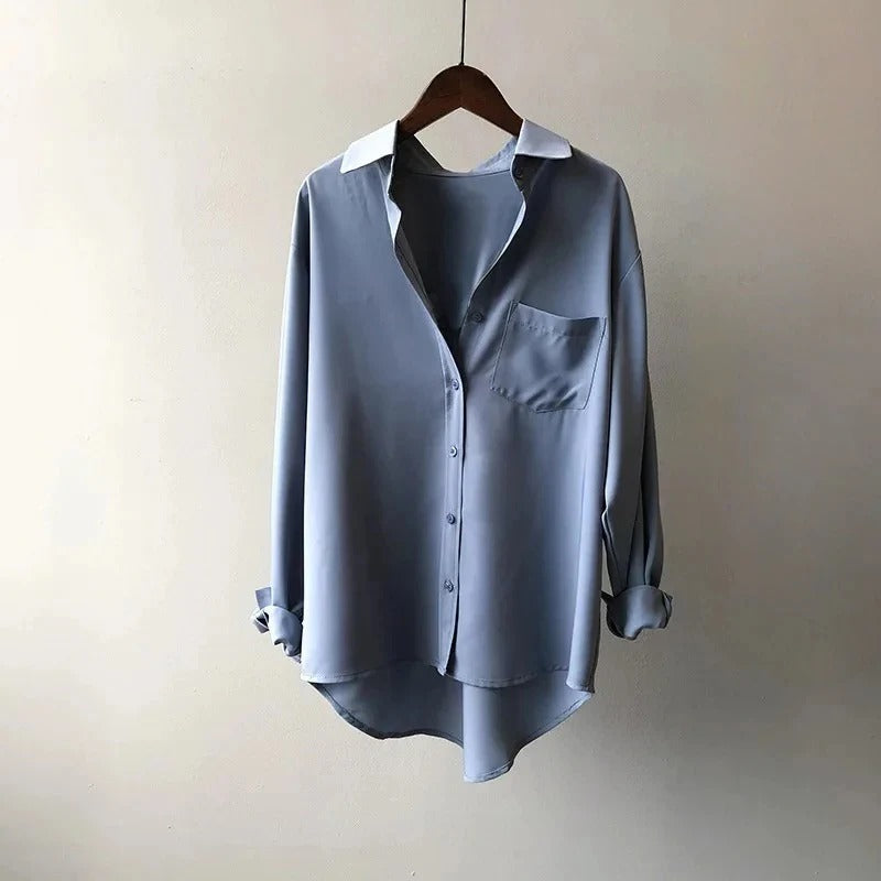 Silk Blouse Shirt