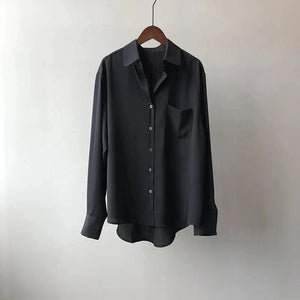 Silk Blouse Shirt
