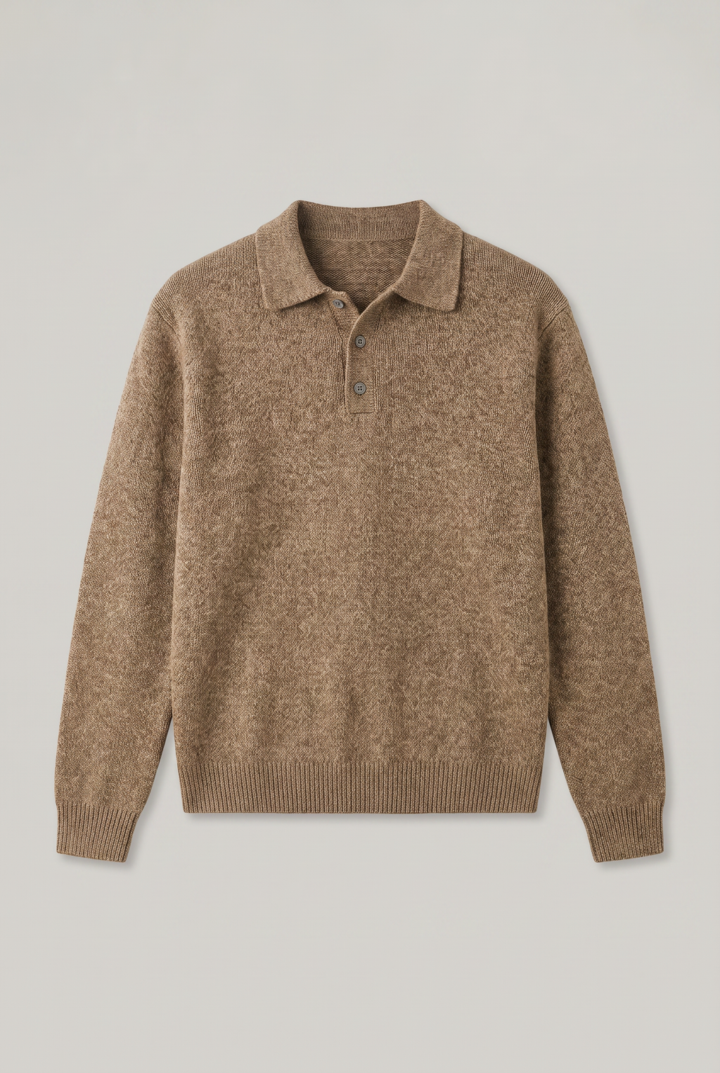 Jack | Three-Button Knitted Polo Jumper — view 5