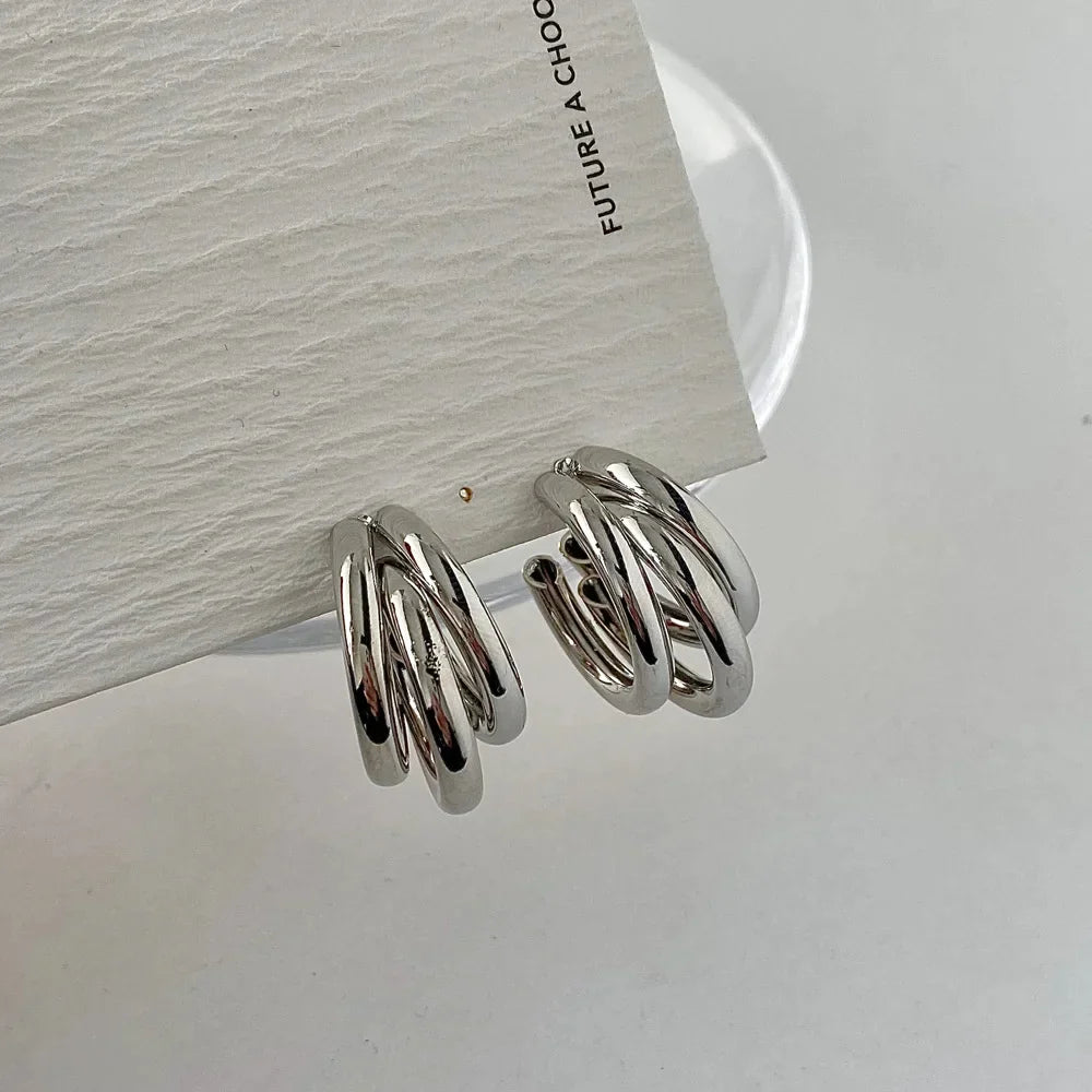 Stacked Hoop Earrings