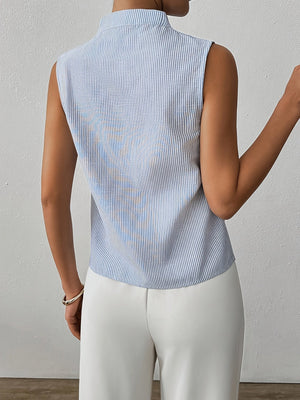 Roma Striped Sleeveless Top
