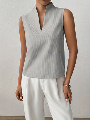 Roma Striped Sleeveless Top