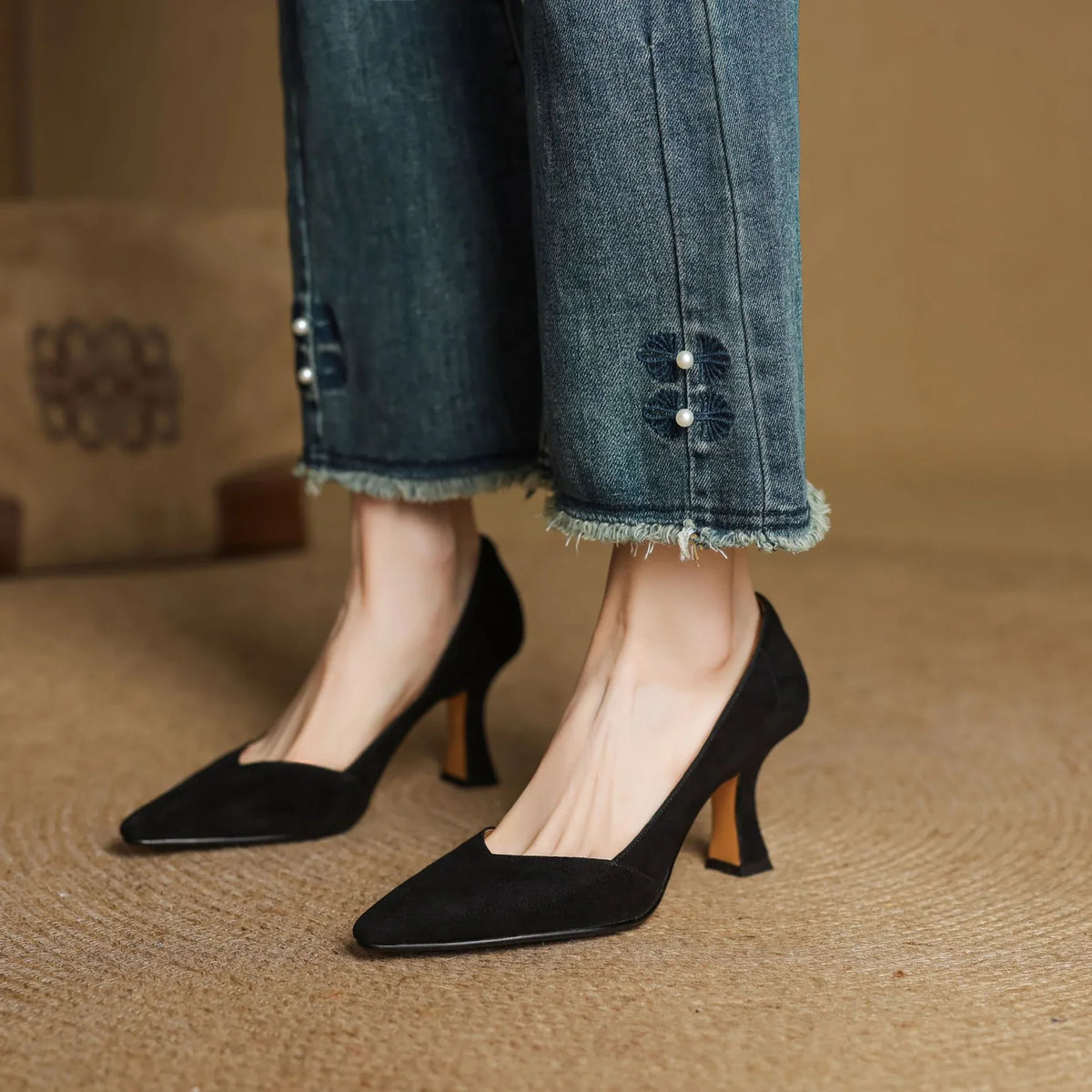 Genuine Leather Heels