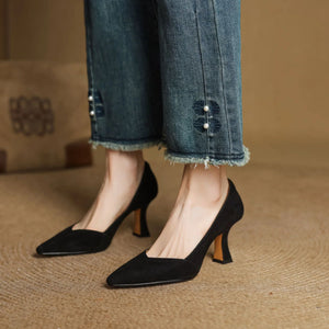 Genuine Leather Heels