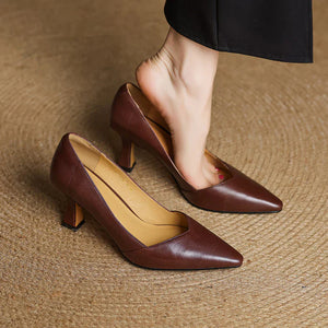 Genuine Leather Heels