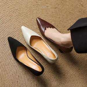 Genuine Leather Heels