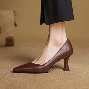 Genuine Leather Heels