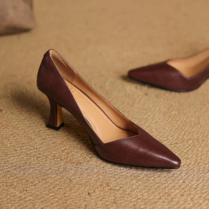 Genuine Leather Heels