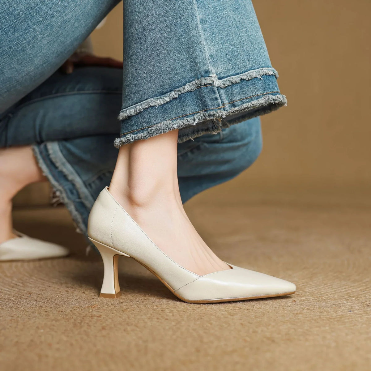 Genuine Leather Heels