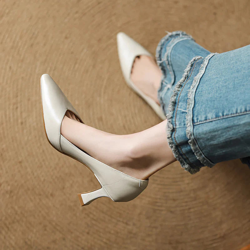 Genuine Leather Heels