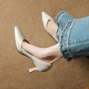 Genuine Leather Heels