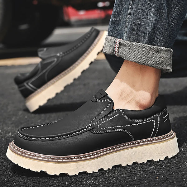 Leather Loafers