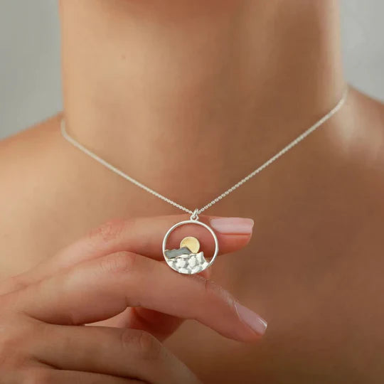 Ember Mountain Pendant Necklace