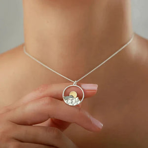 Ember Mountain Pendant Necklace