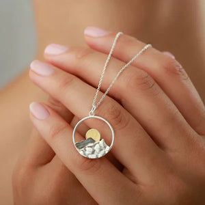 Ember Mountain Pendant Necklace