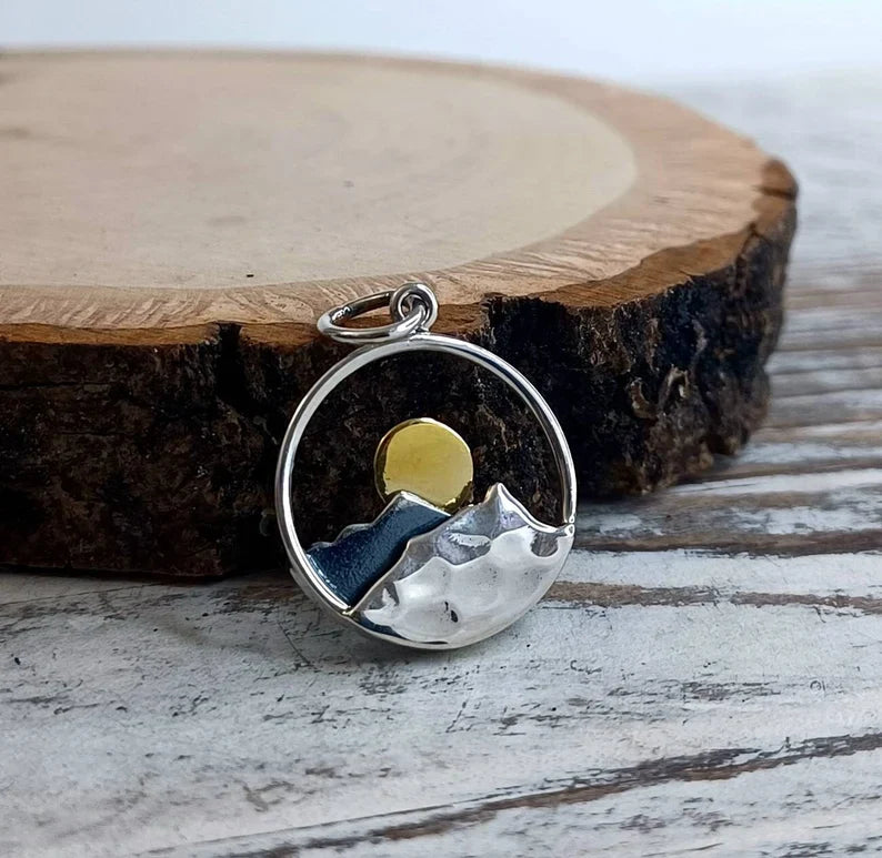 Ember Mountain Pendant Necklace