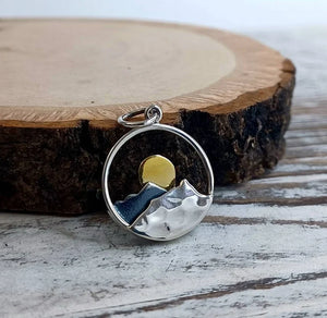 Ember Mountain Pendant Necklace