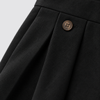 Frankie | Button-Detail Wide-Leg Trousers