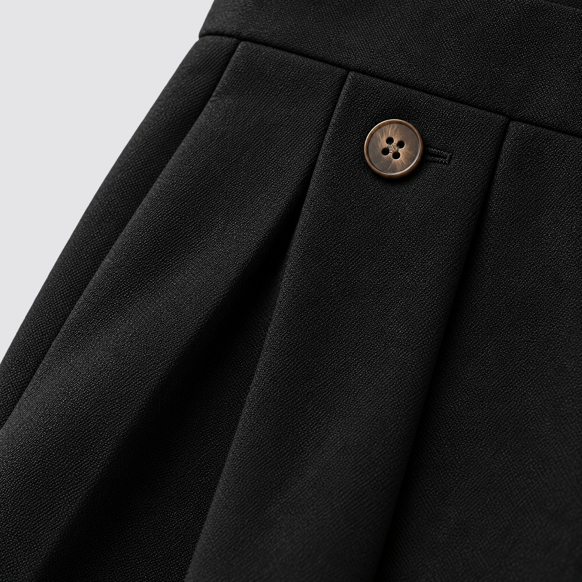 Frankie | Button-Detail Wide-Leg Trousers