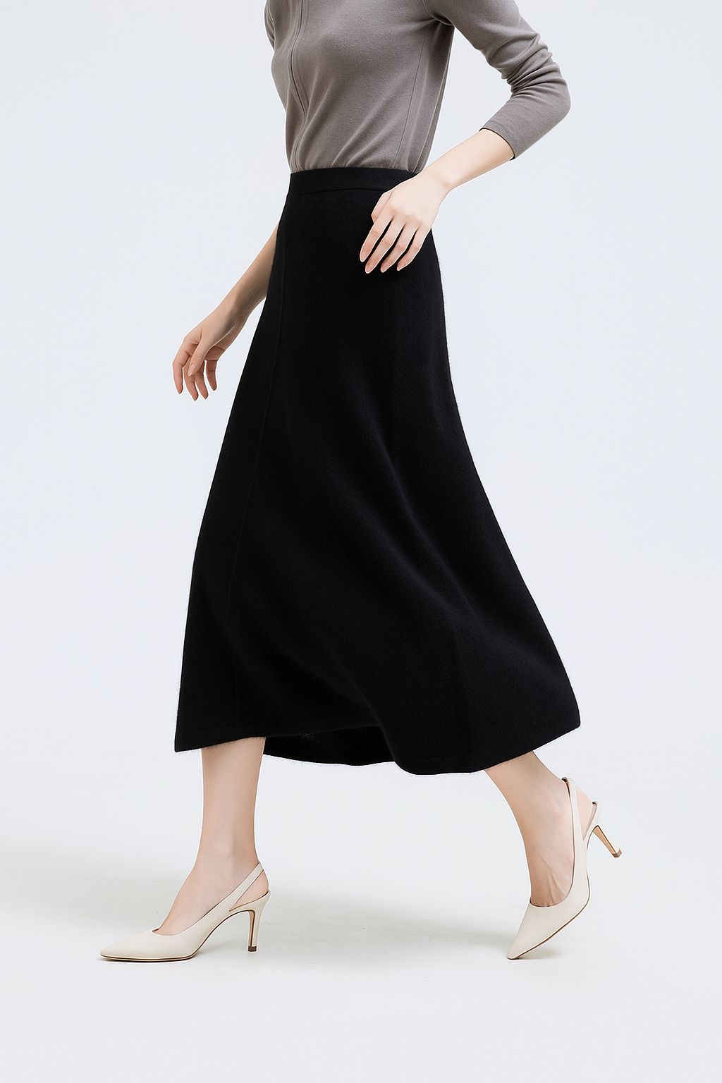 Executive Wool Skirt