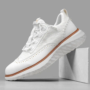 Ultra-Comfortable Leather Sneakers