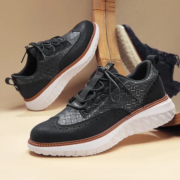 Ultra-Comfortable Leather Sneakers