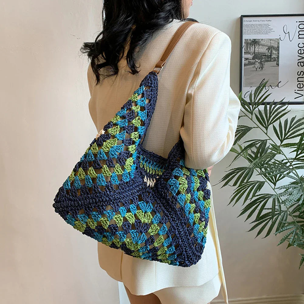 The Sun-Kissed Crochet Tote Bag