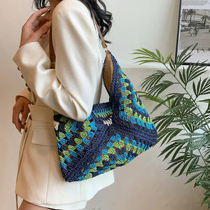 The Sun-Kissed Crochet Tote Bag