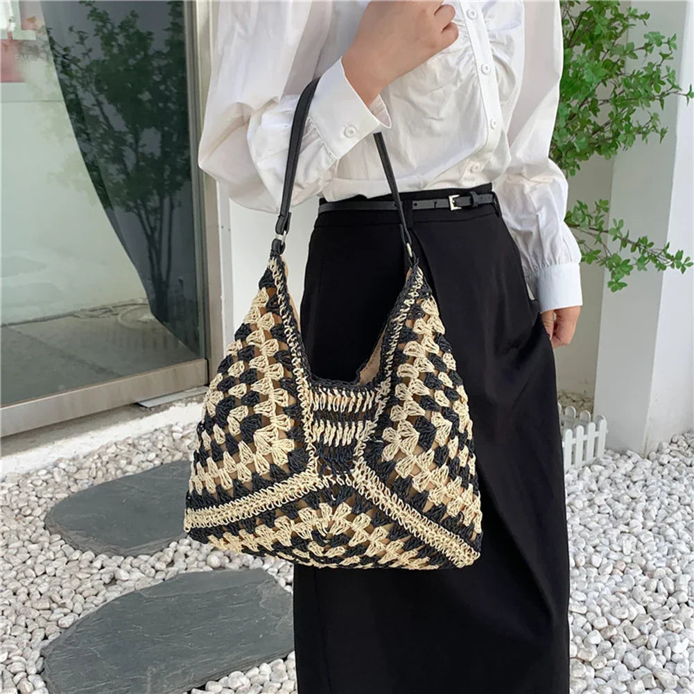 The Sun-Kissed Crochet Tote Bag