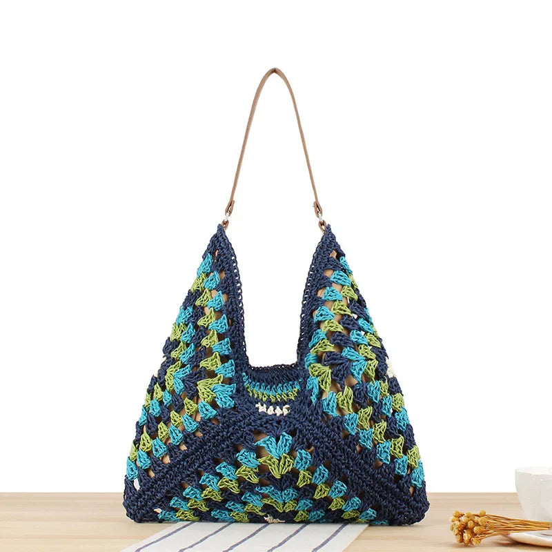 The Sun-Kissed Crochet Tote Bag