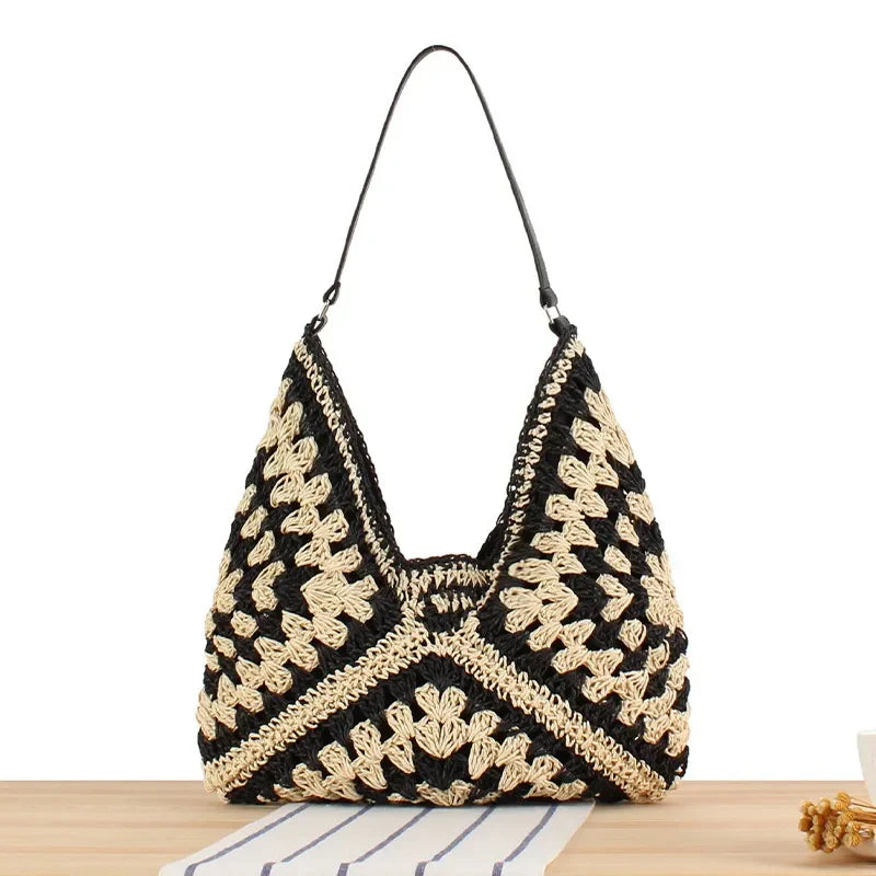 The Sun-Kissed Crochet Tote Bag