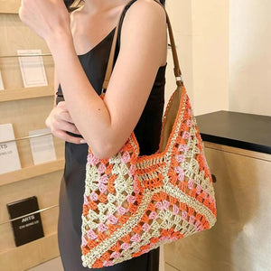 The Sun-Kissed Crochet Tote Bag