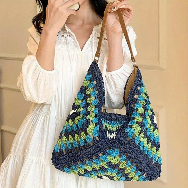 The Sun-Kissed Crochet Tote Bag