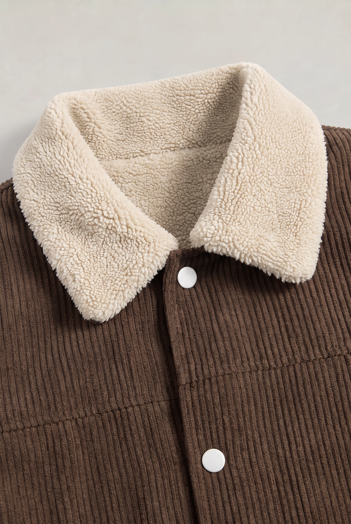 Thomas | Fleece-Collar Corduroy Jacket — view 5