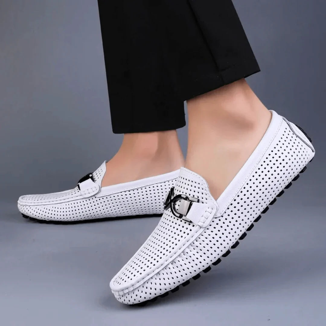 The Snake-Pattern Loafer