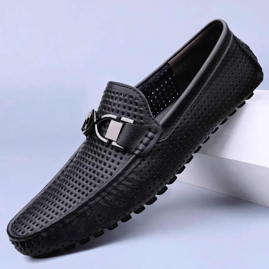 The Snake-Pattern Loafer