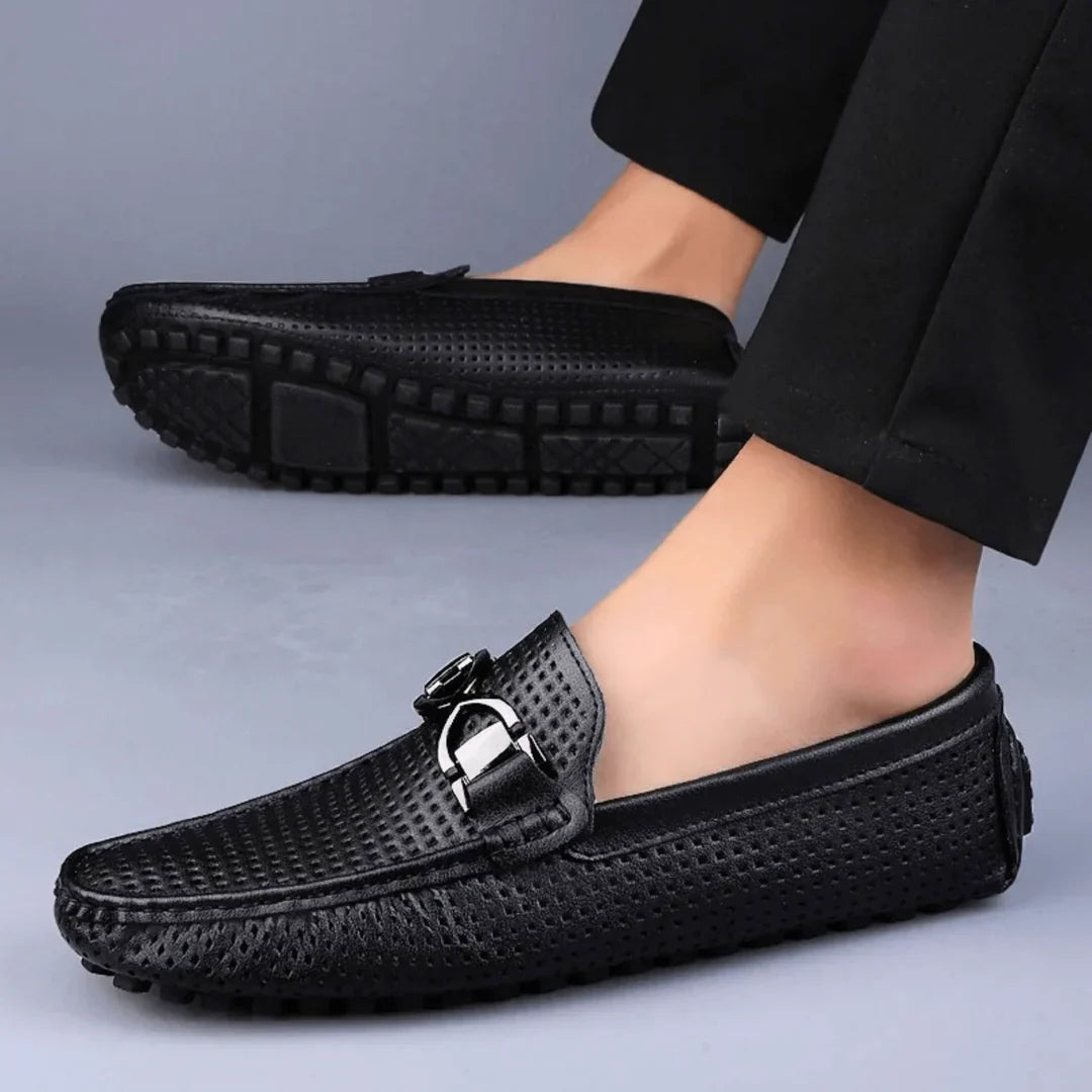 The Snake-Pattern Loafer