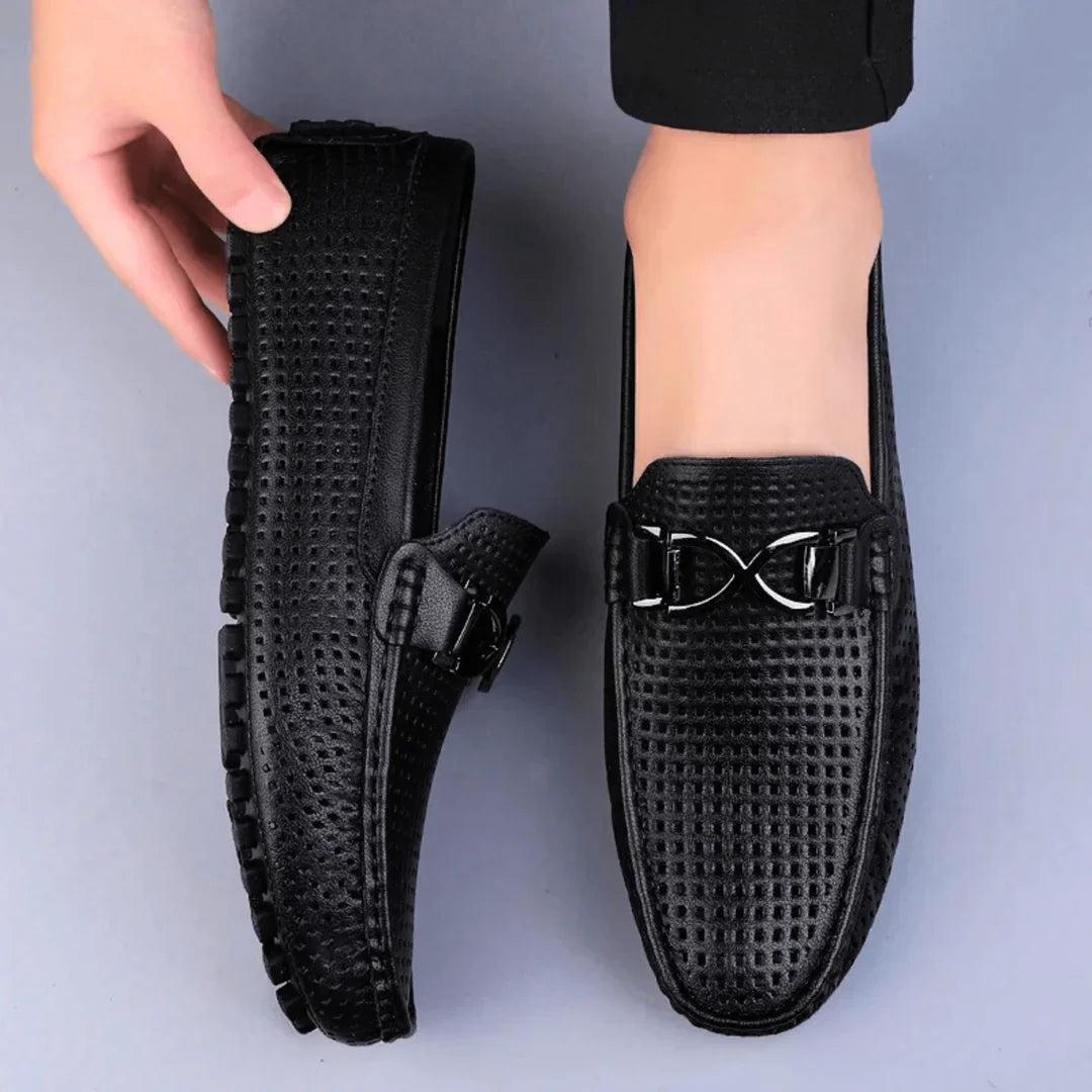 The Snake-Pattern Loafer