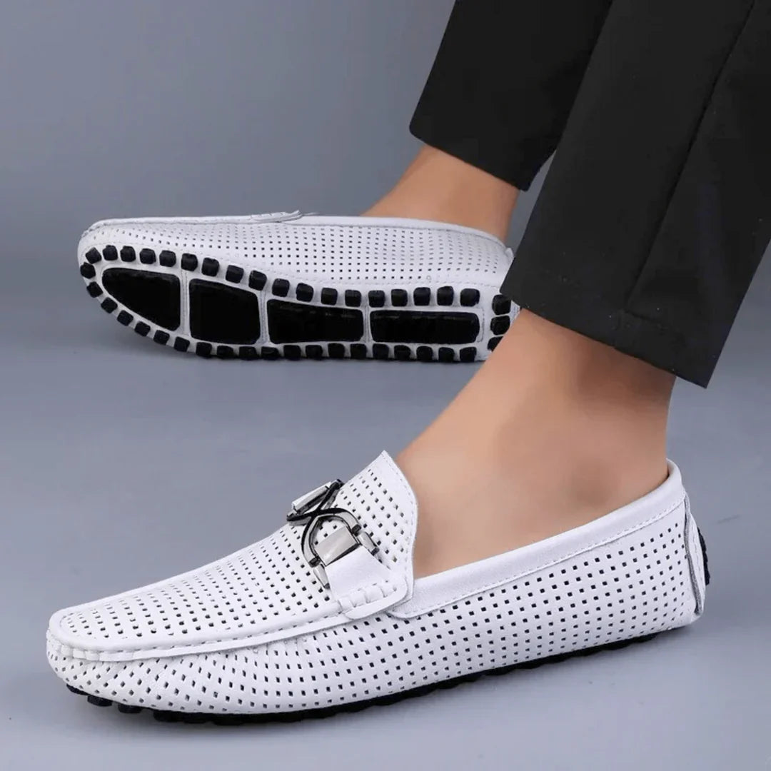 The Snake-Pattern Loafer