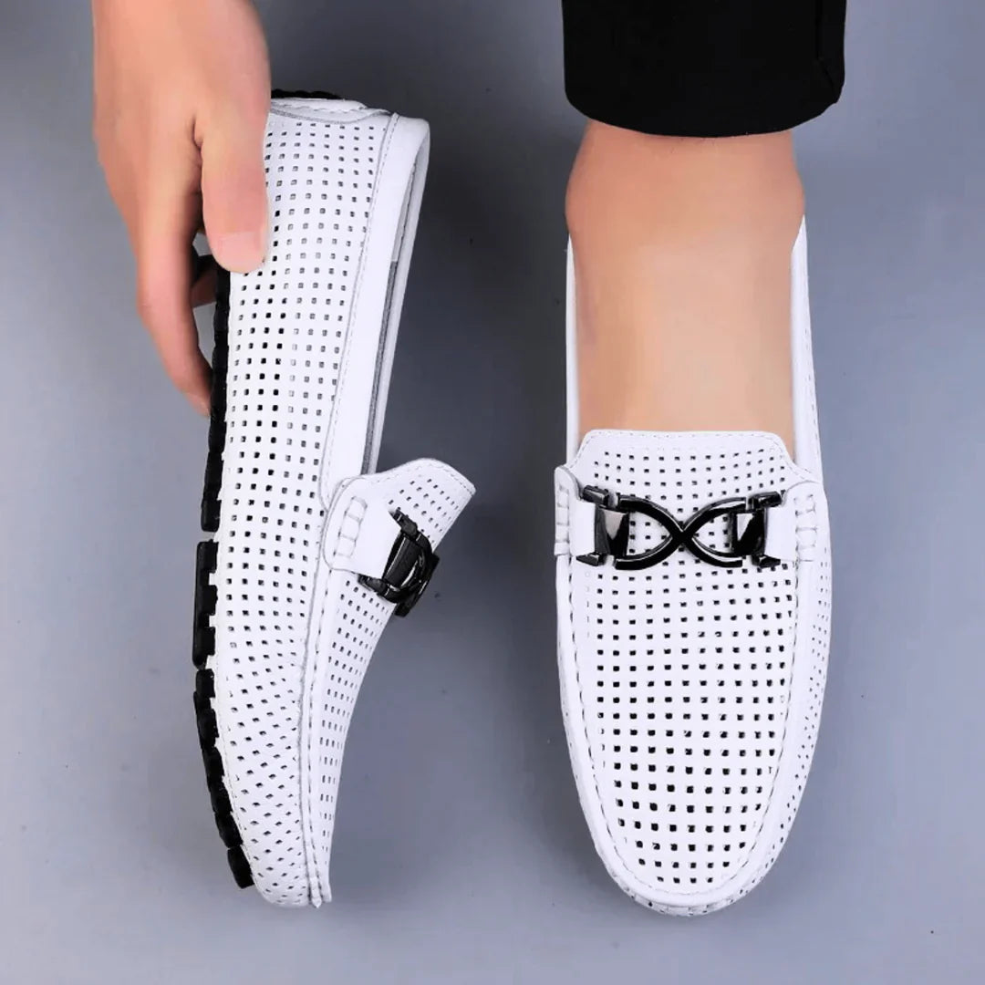 The Snake-Pattern Loafer